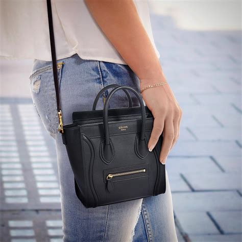 celine bag nano luggage|Celine nano luggage shoulder bag.